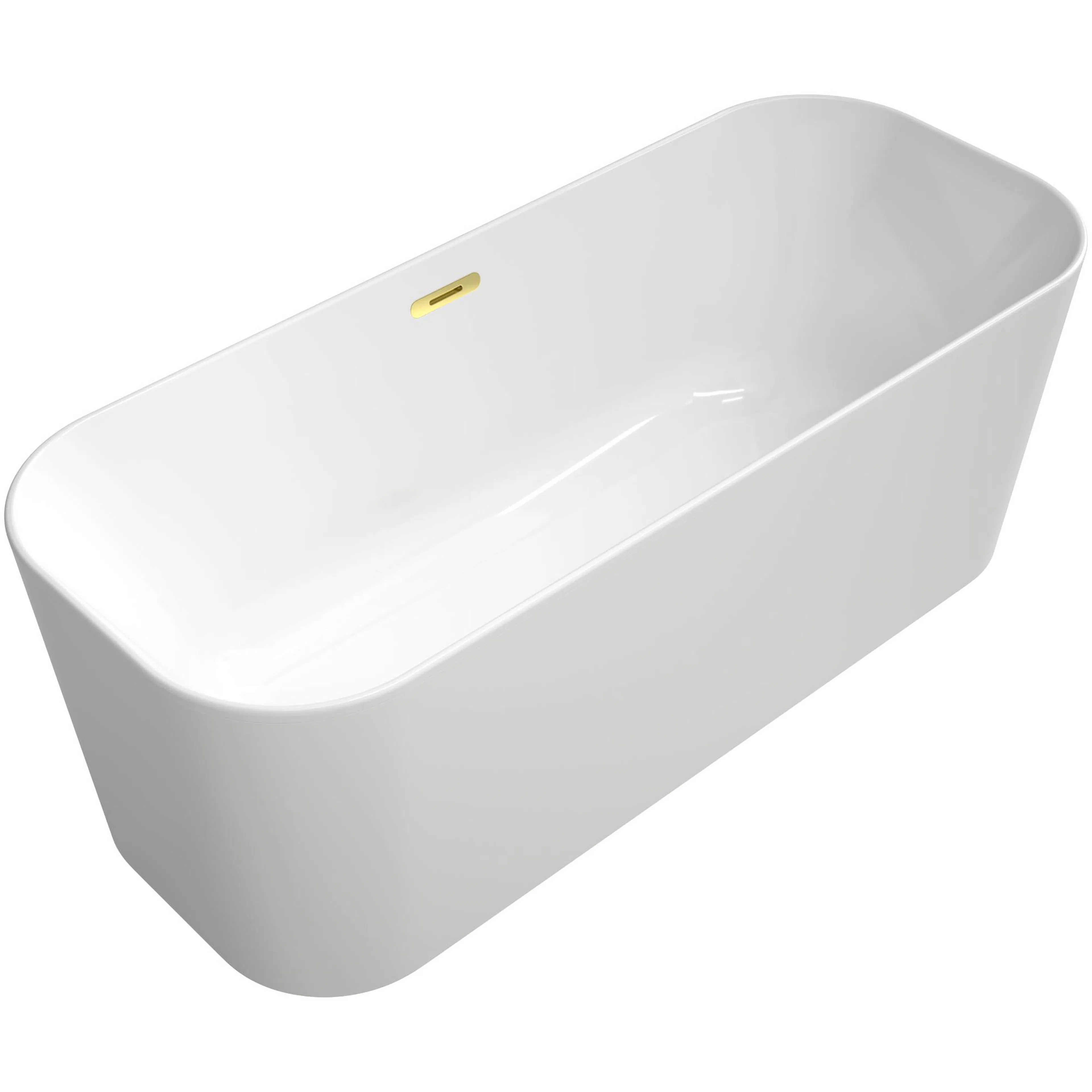 Badkar Villeroy & Boch Finion UBQ177FIN7A300V401 Vit Alpin, Guld, Utan Designring, Bräddavlopp, Utan Belysning