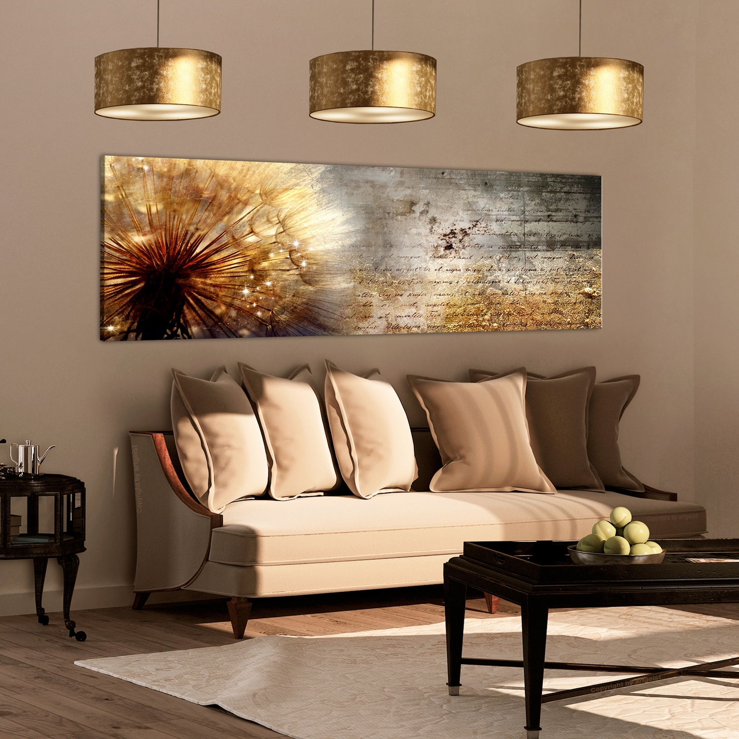 Tavla Arkiio Golden Dandelion