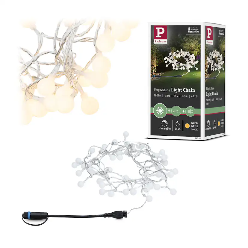 Ljusslinga LED Paulmann Fairy Lights Plug & Shine IP44 24V