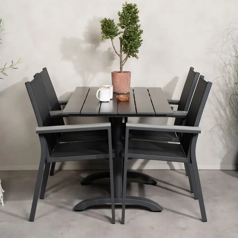 Cafégrupp Venture Home Dolly med 4 Pincy Stolar