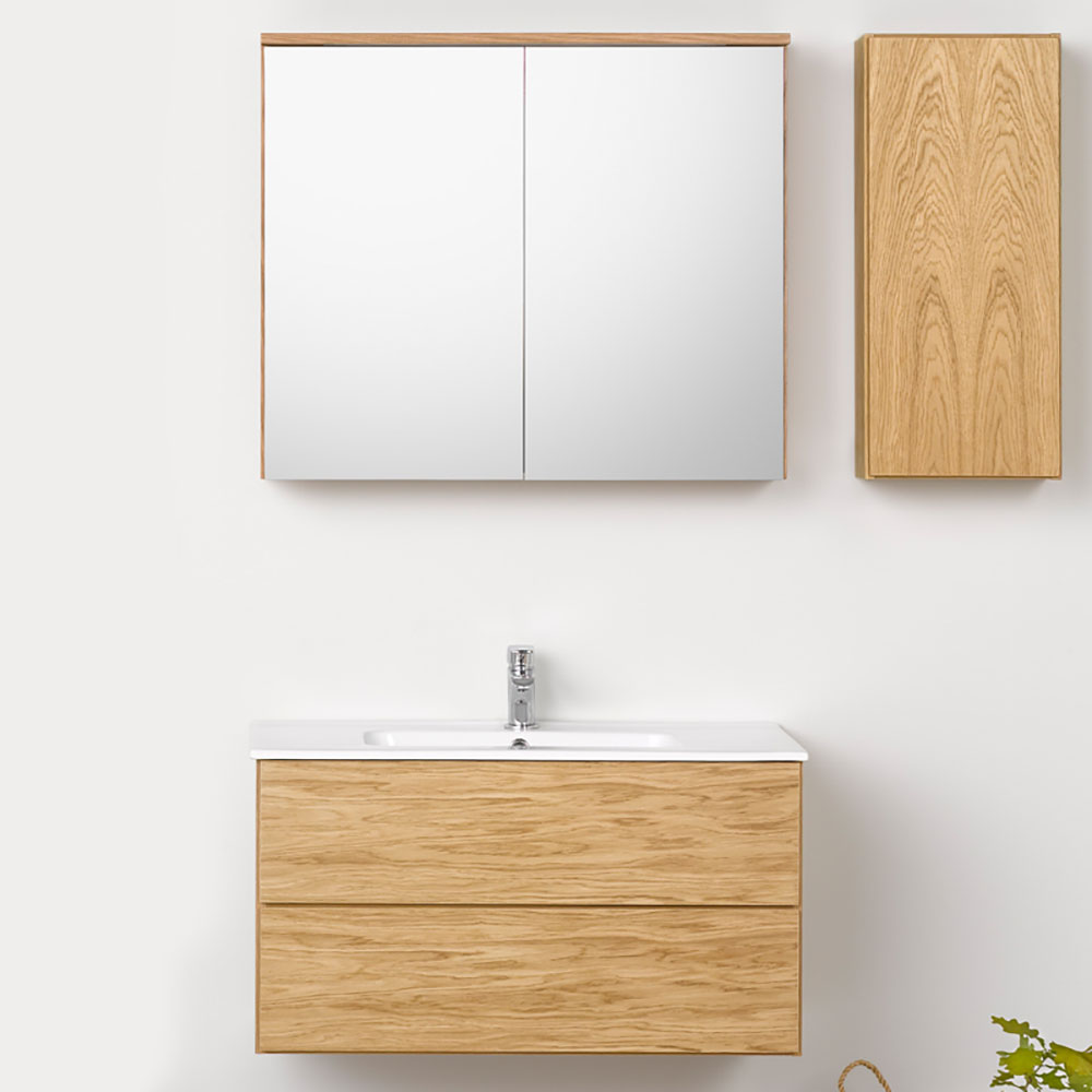 Möbelpaket Westerbergs Afton 800 med Spegelskåp Ek