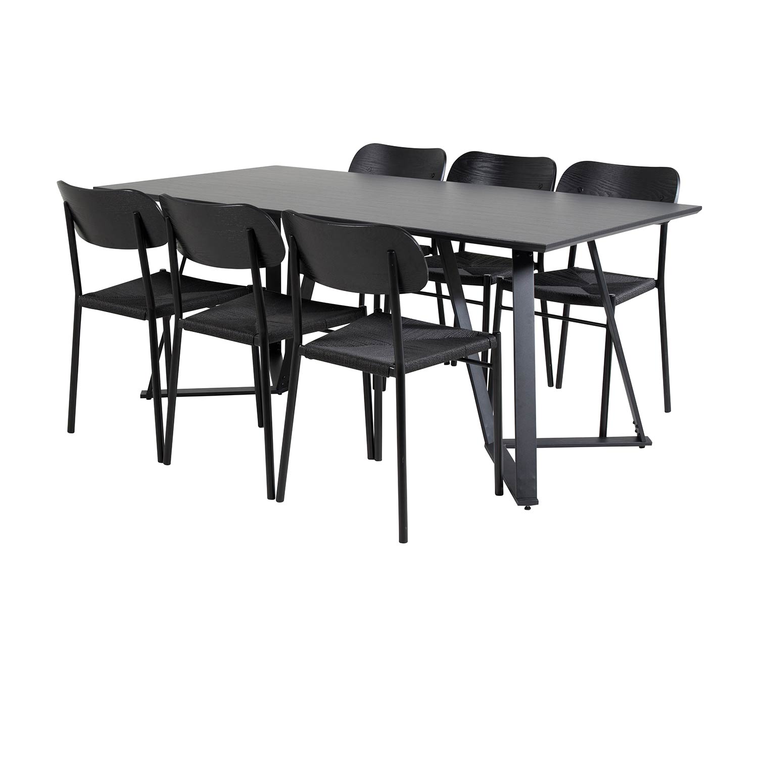 Matgrupp Venture Home Madde med 6 Peggy Stolar