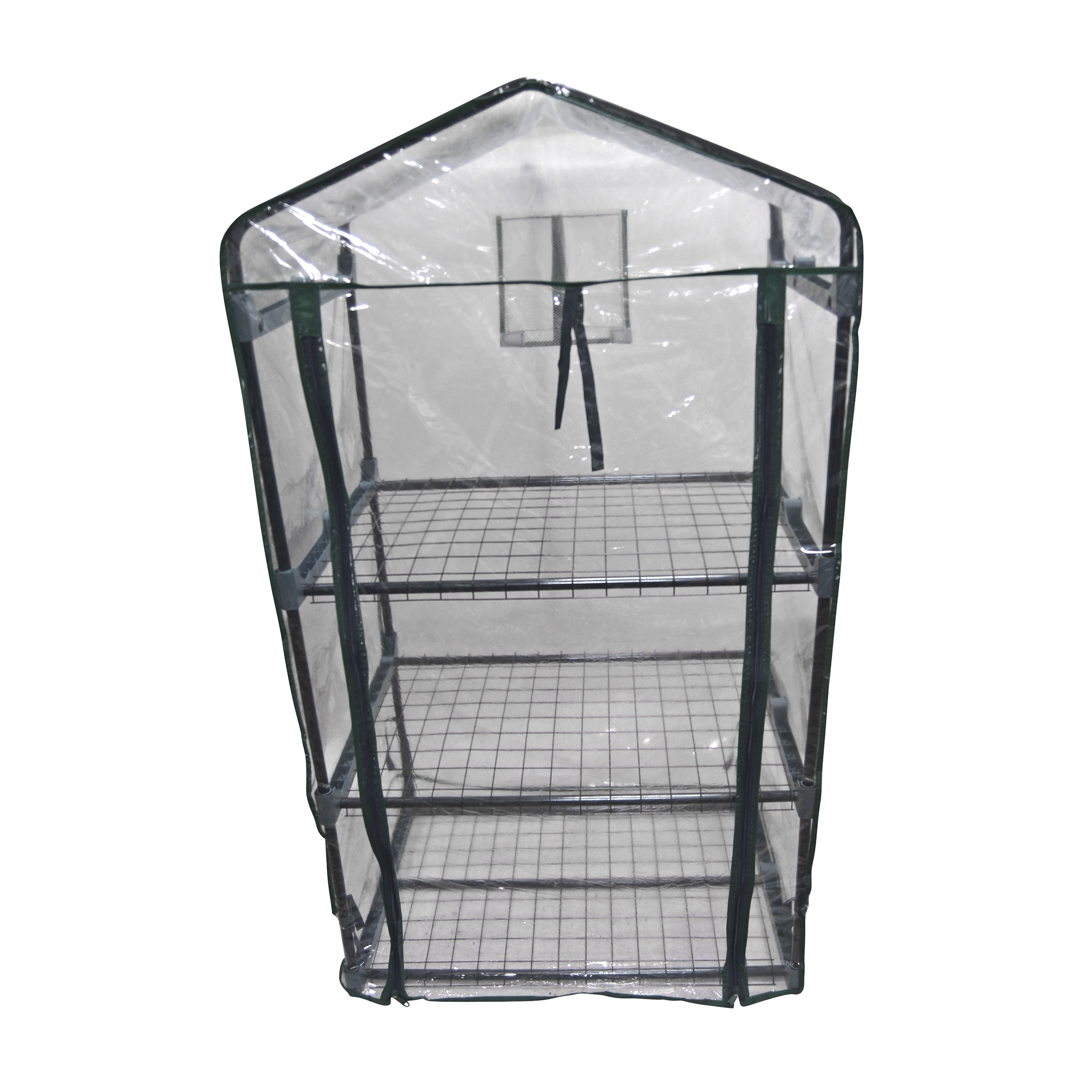 Växthus Plast Home it Mini Drivhus med 3 Hyllor,124 cm