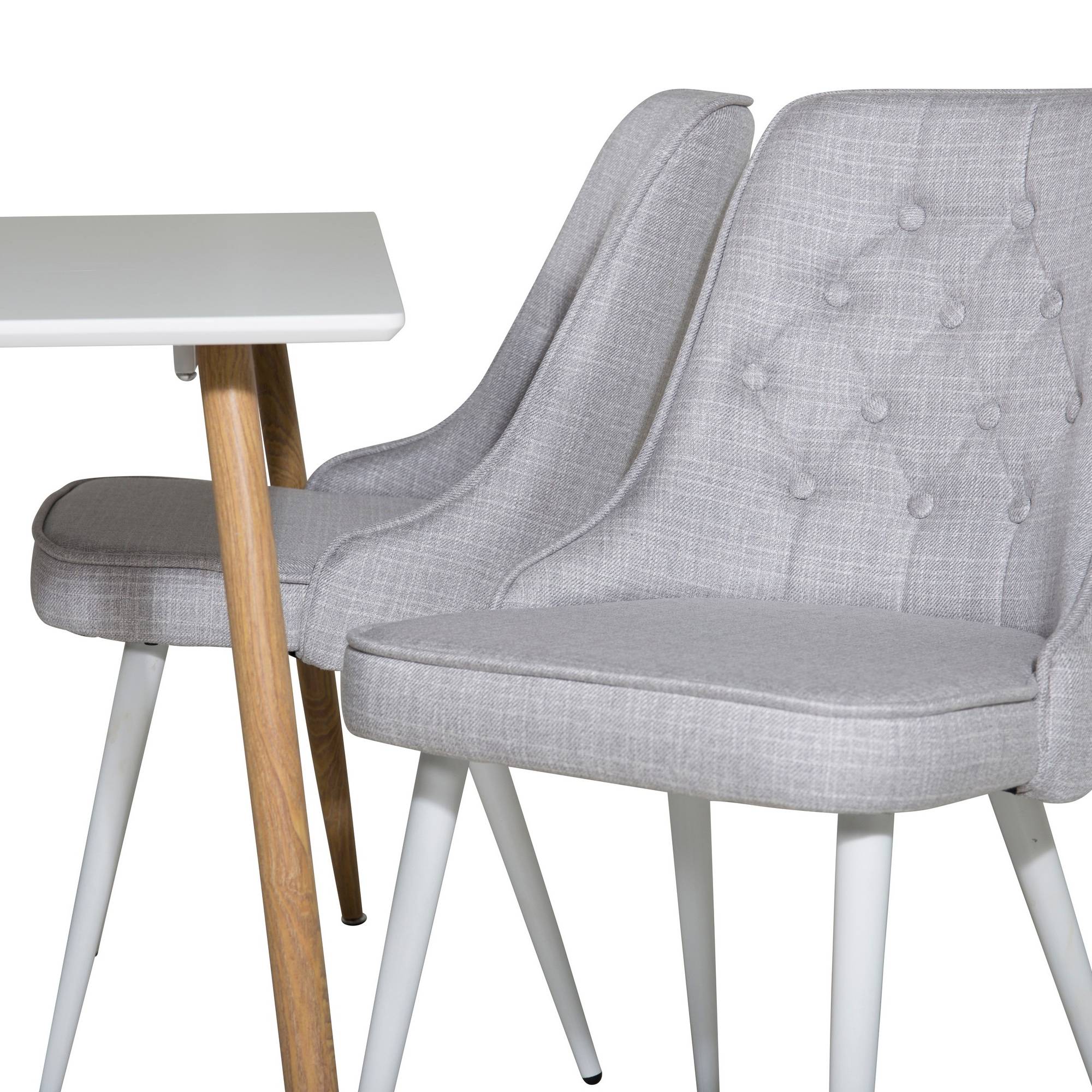 Matgrupp Basic Home Pontus Rektangulärt Matbord 120 cm med 4 Valera Matstol