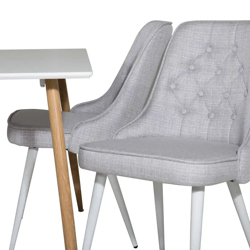 Matgrupp Basic Home Pontus Rektangulärt Matbord 120 cm med 4 Valera Matstol