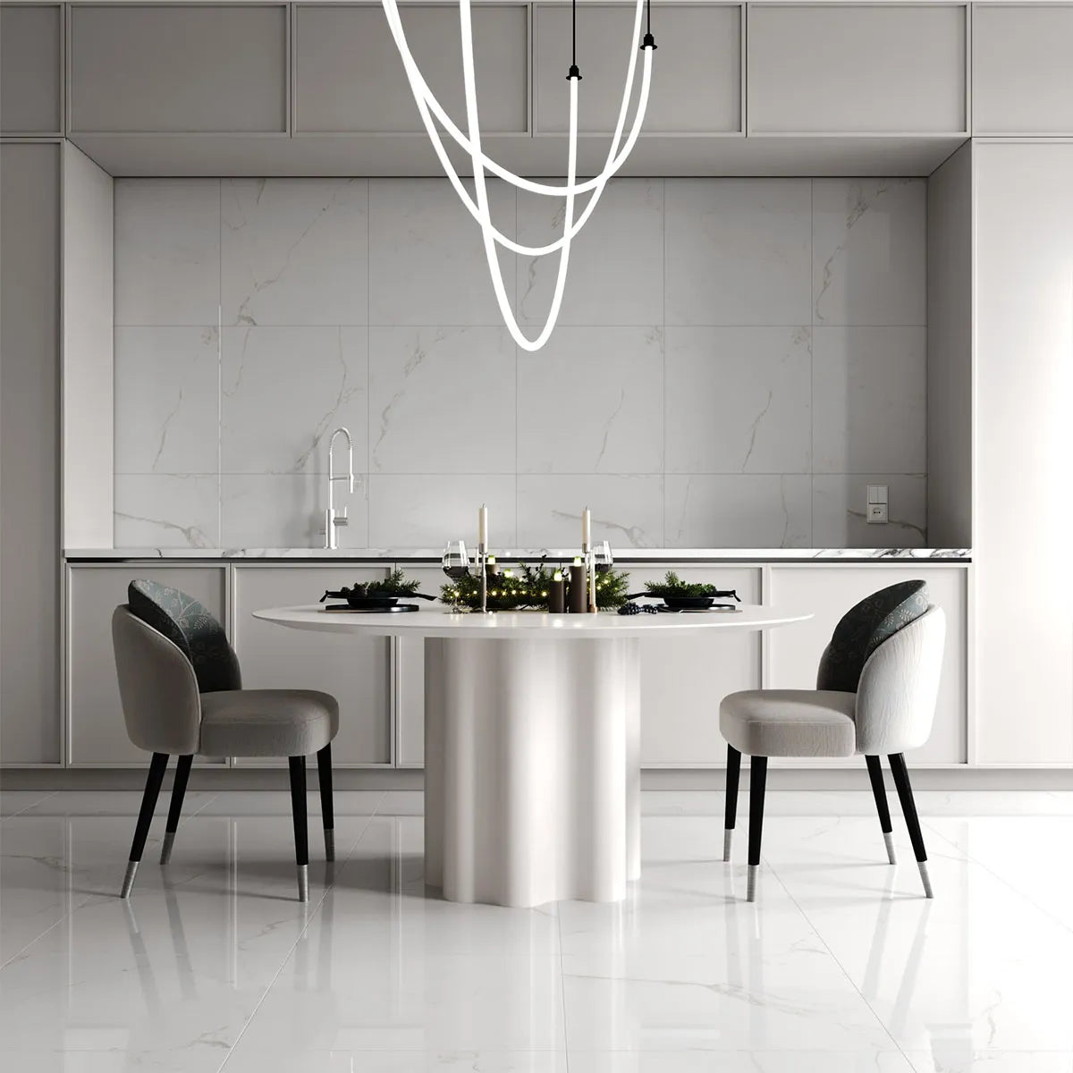 Klinker Tenfors Carrara Marmor Blank 60x60