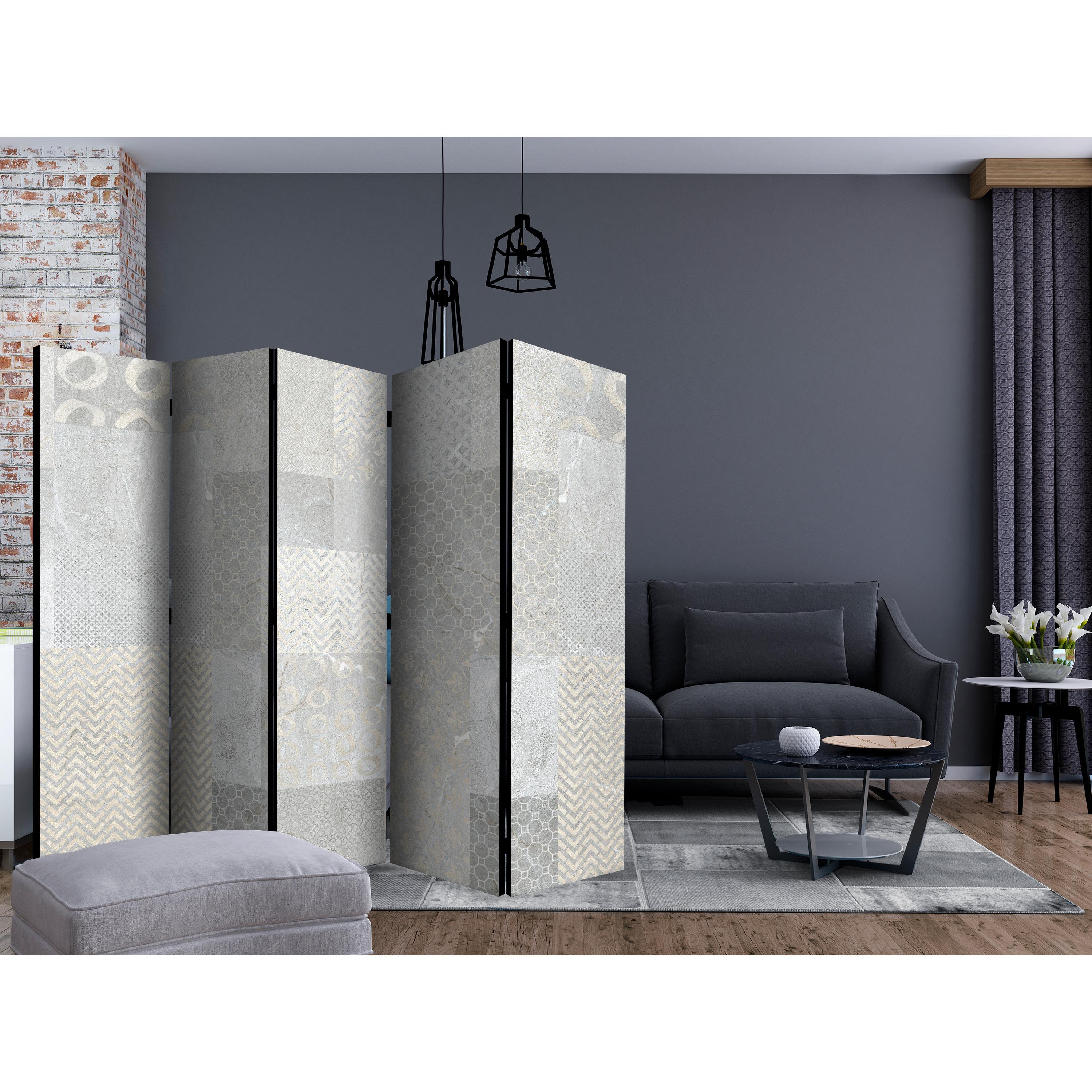 Rumsavdelare Skärmvägg Arkiio Tiles II 225x172 cm