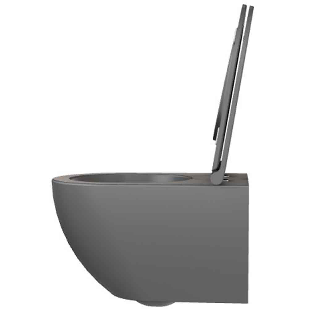 Comoda Vägghängd Toalettstol, Anthracite