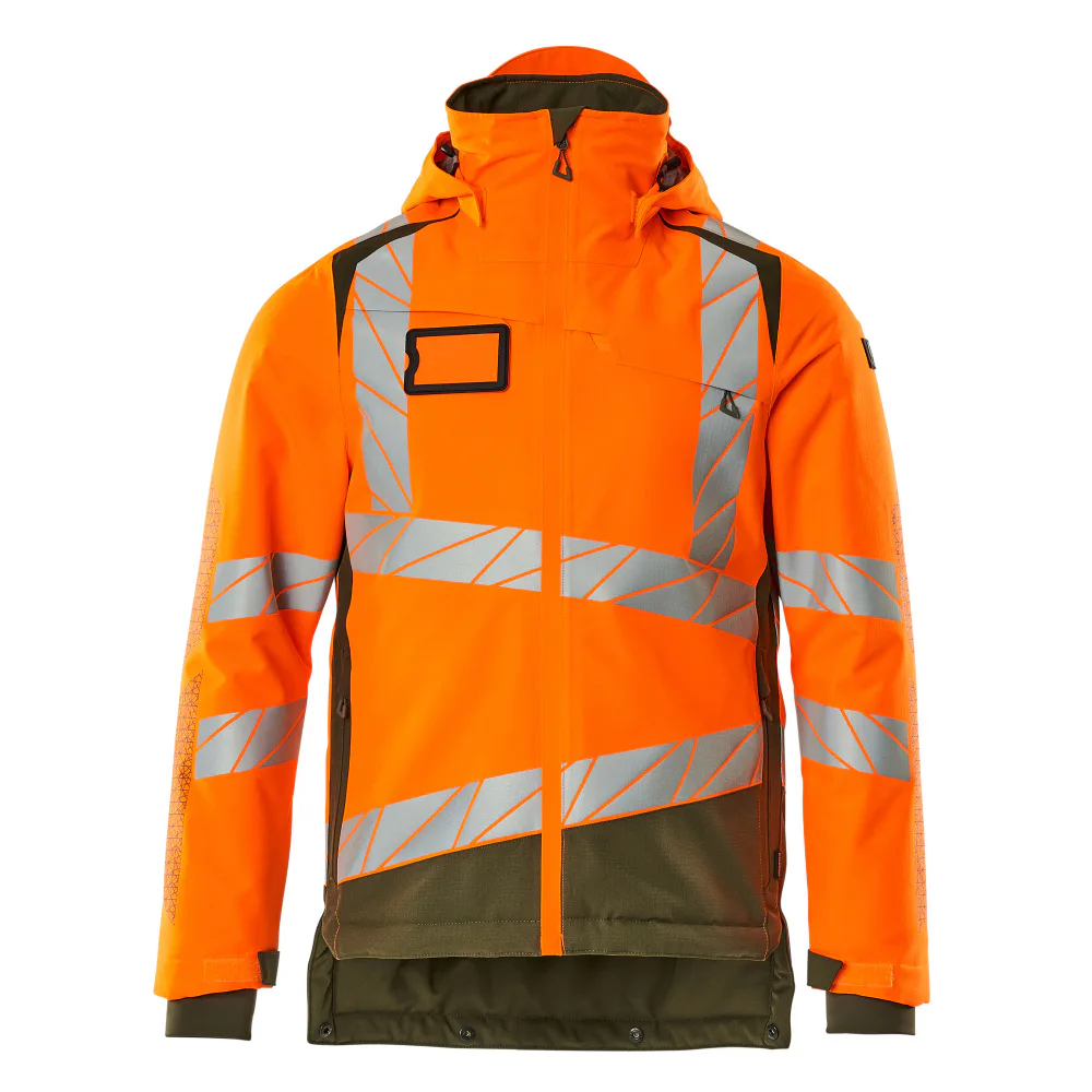 Orange/Mossgrön