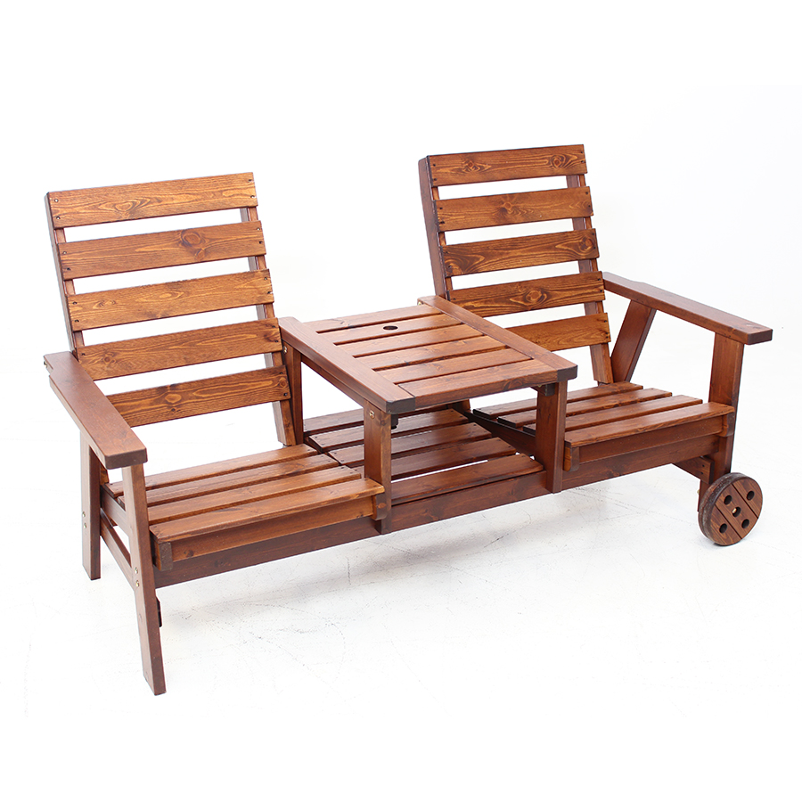 Trädgårdsmöbel Eden Wood Duo Seat