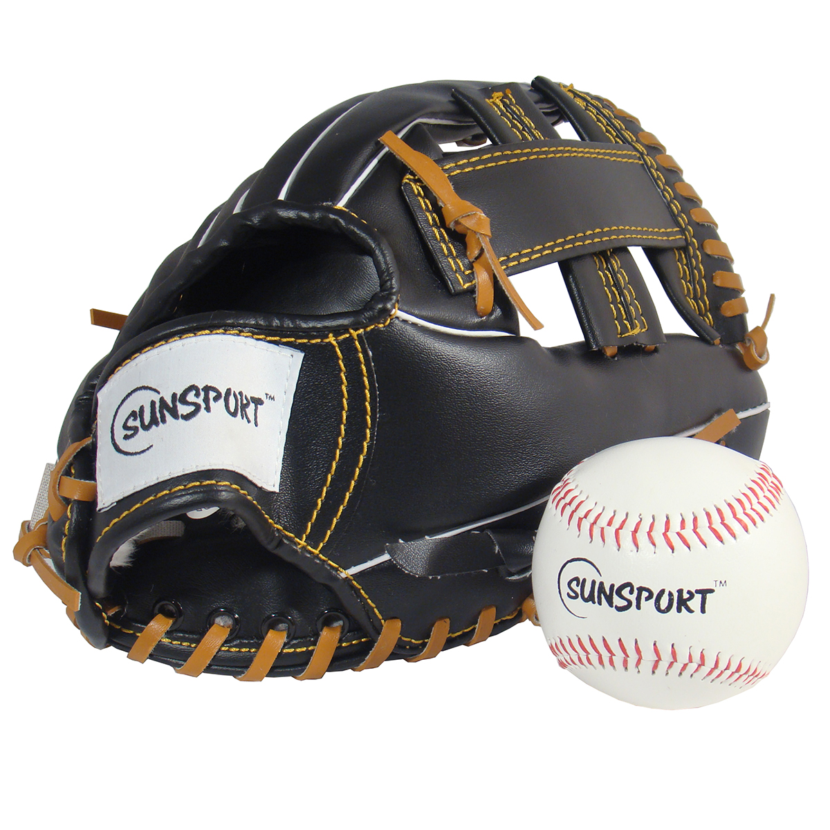 Baseboll Sunsport Handske och Boll