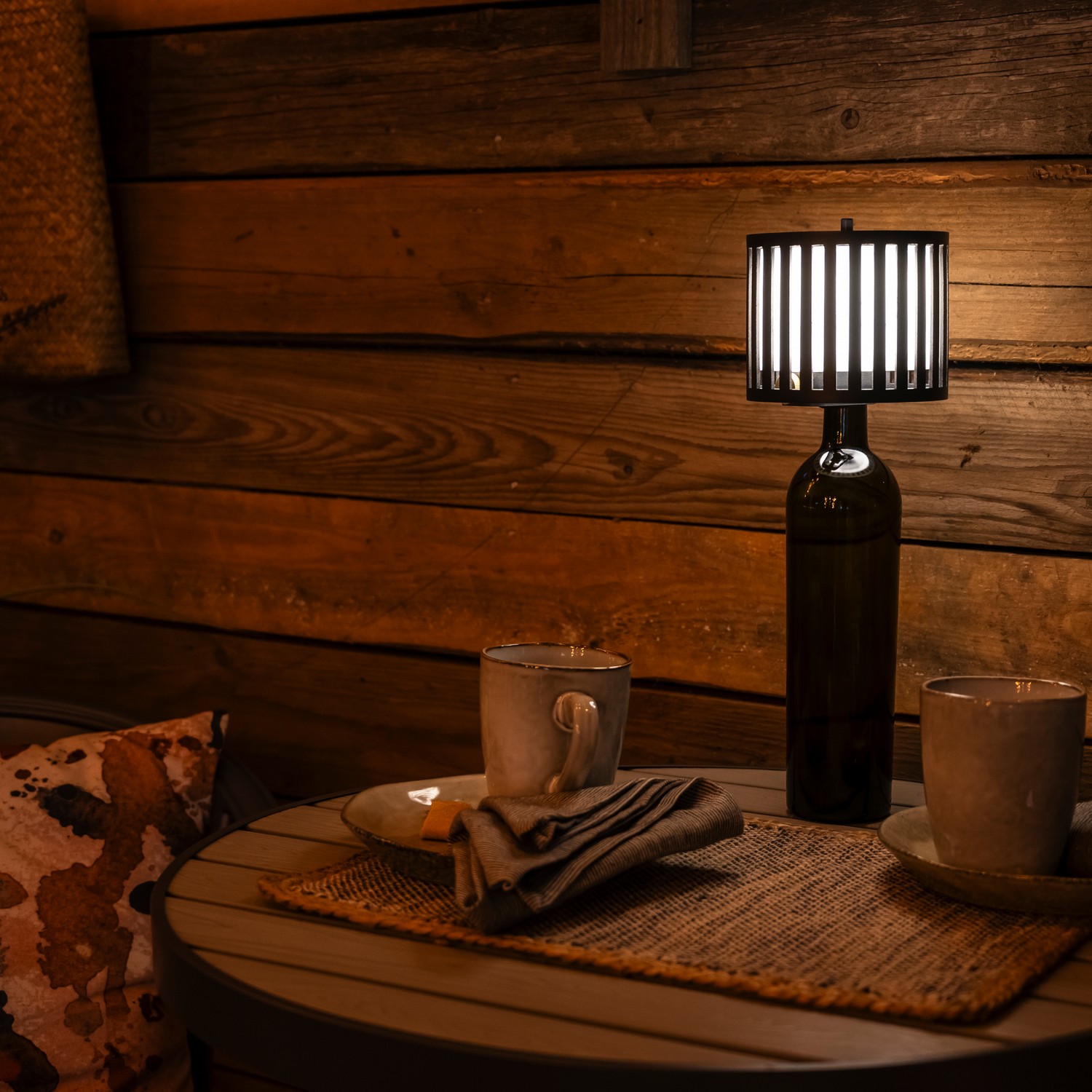 Bordslampa Gnosjö Konstsmide Bottle USB
