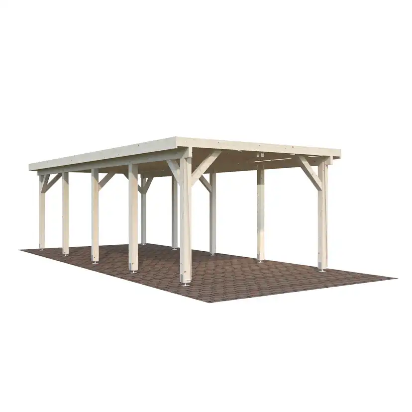 Carport Karl 23,1 m2 Obehandlad