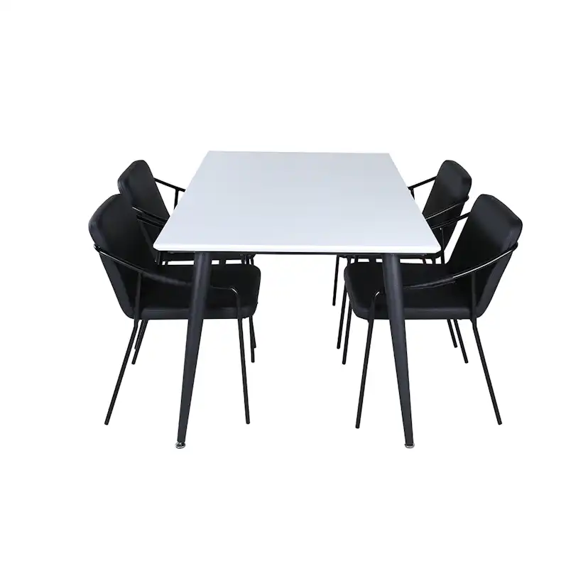 Matgrupp Venture Home Jolie med 4 Tjärö Stolar