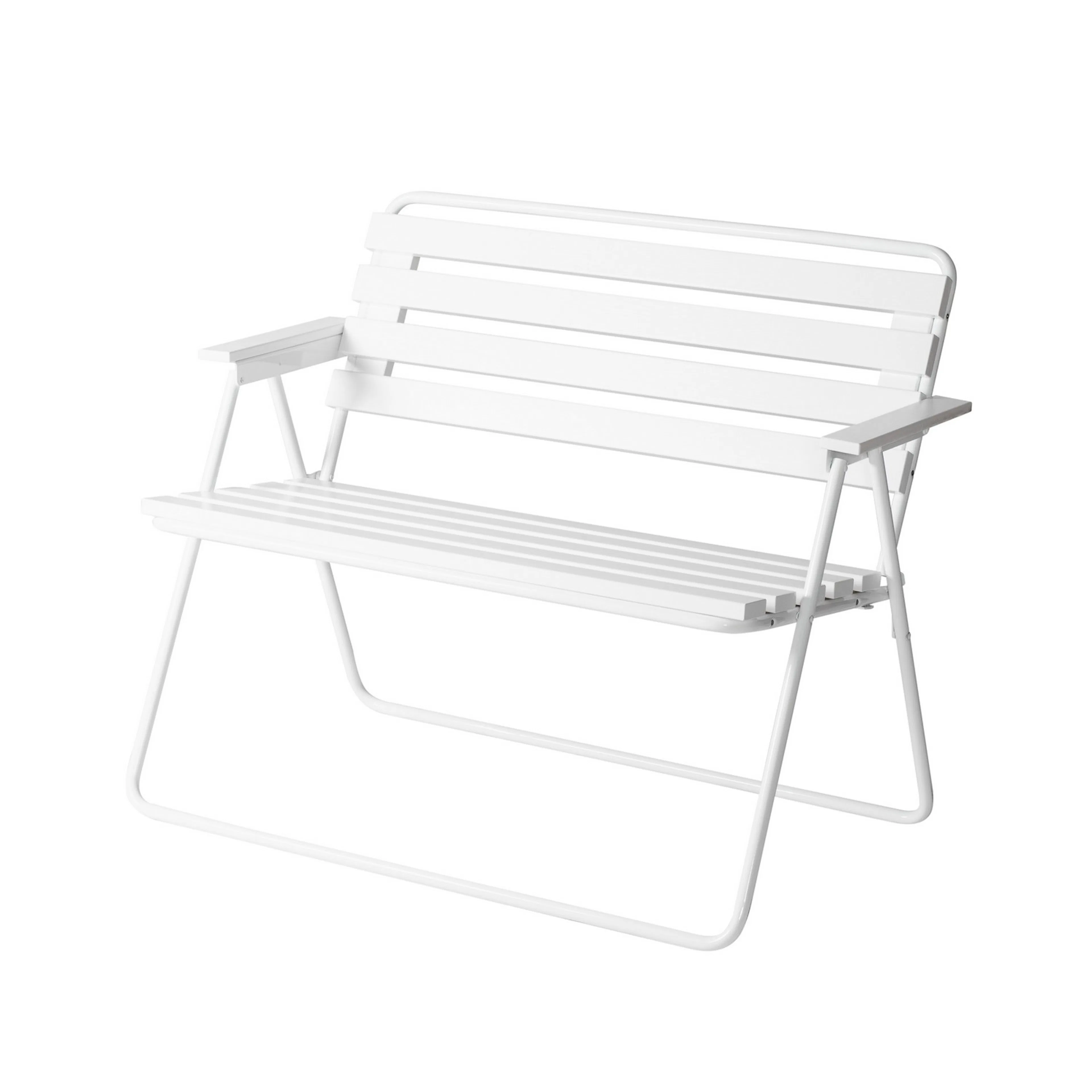 Bänk Retro 322 2- pers. vit Vit