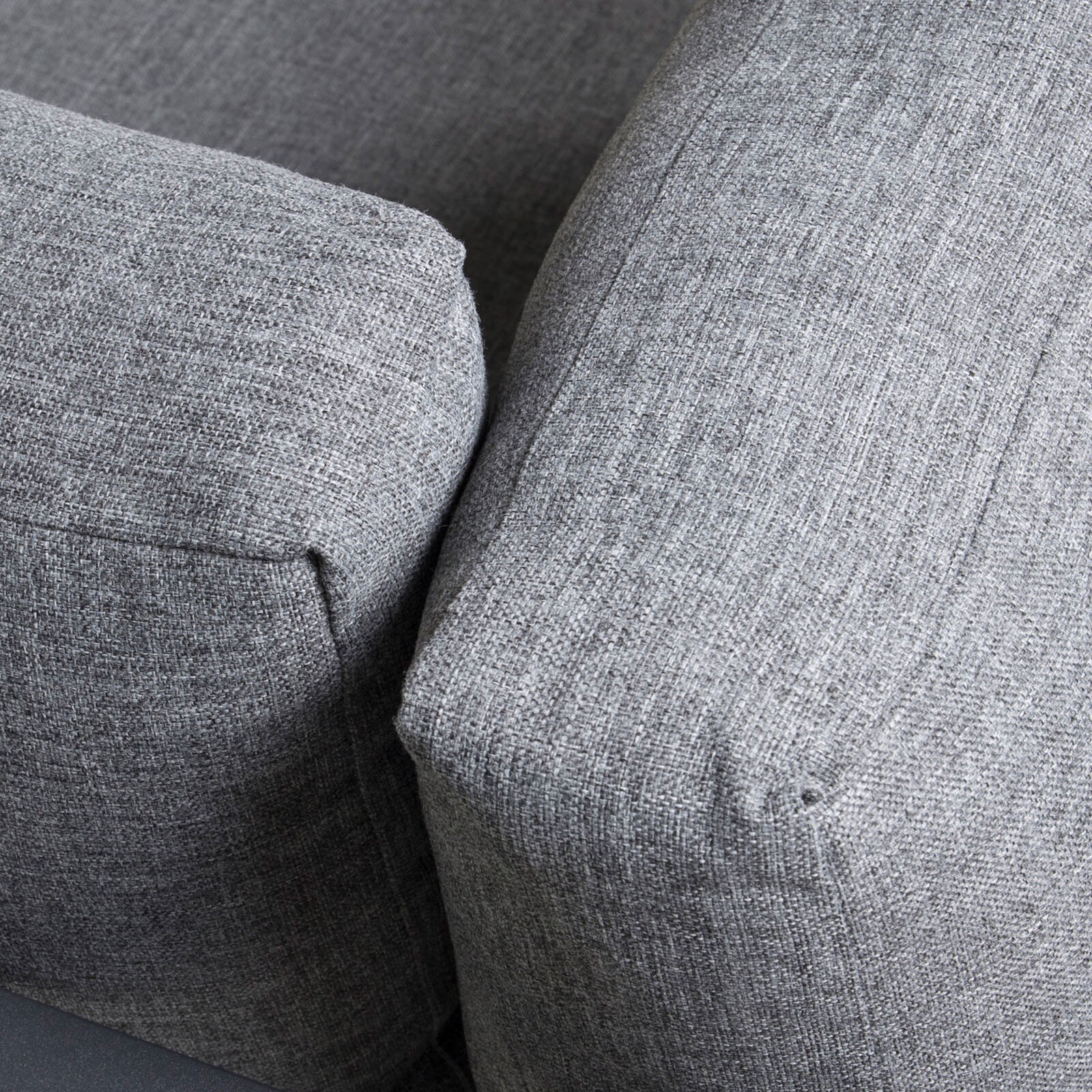 Copacabana Corner Part - Black Alu / Grey Cushion Black Alu / Grey Cushion