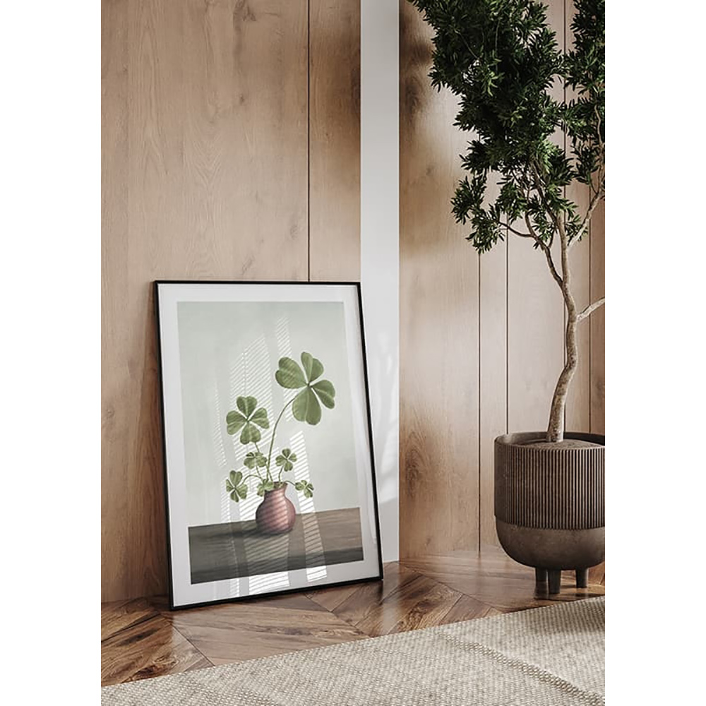 Poster Gallerix Four Leaf Clovers Luck