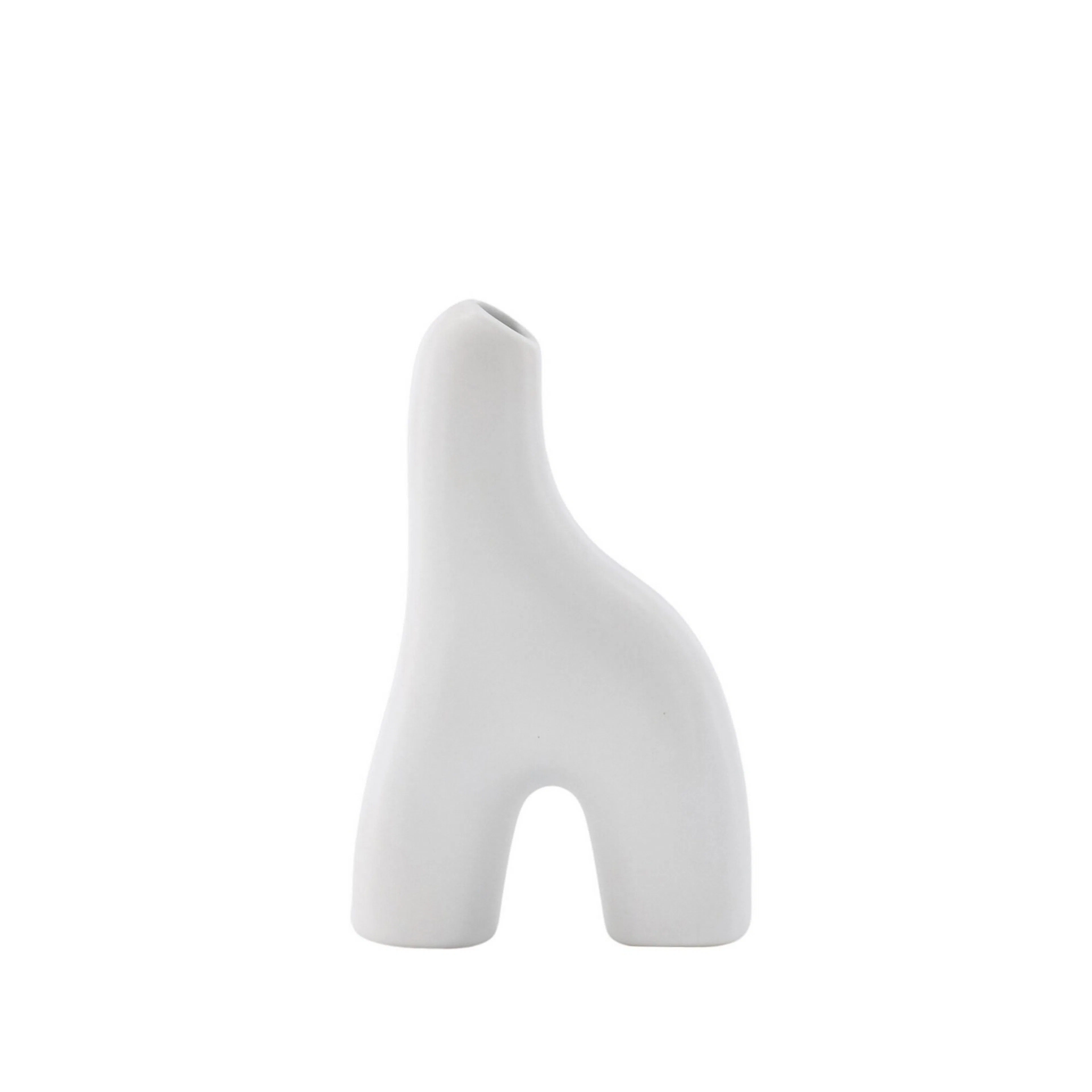 Aya Vase - White - 9*4*16Hcm Vit