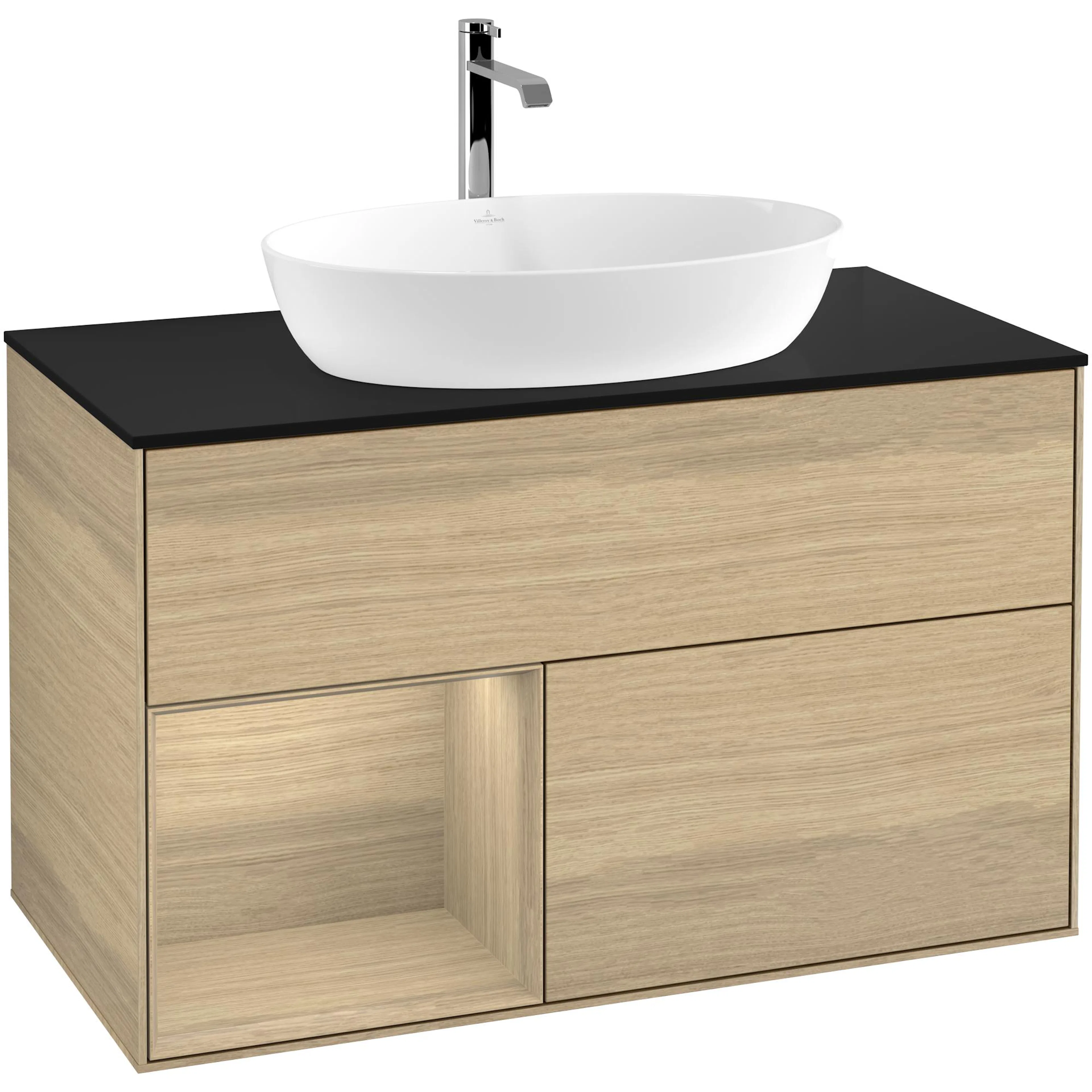 Tvättställsskåp Villeroy & Boch Finion med 2 Lådor Hylla och Bänkskiva för Fristående Tvättställ från Artis & Collaro
