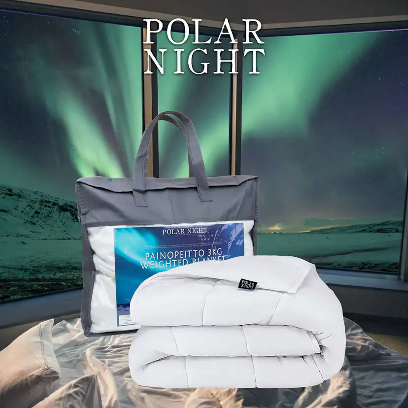 Polar Night barns tyngdtäcke bomull, 100x150cm 3kg 3 kg