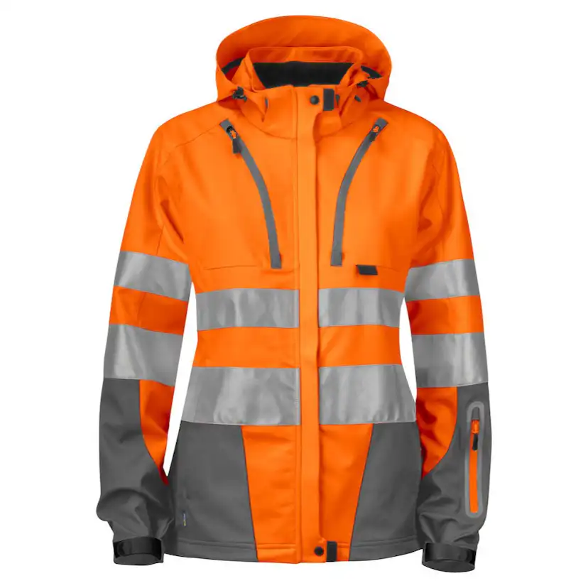 6423 Funktionsjacka Dam HV Orange XS Storlek: XS Orange/Grå