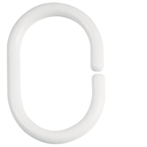 Duschdraperiringar Spirella Vit