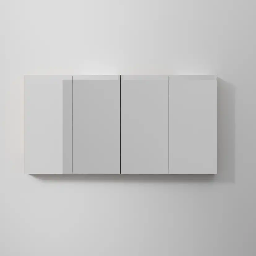 Spegelskåp Stage Plus 140, Natural Oak,4 Luckor,1400x720x140 Bredd: 1400 mm, Natural Oak, Dubbla luckor