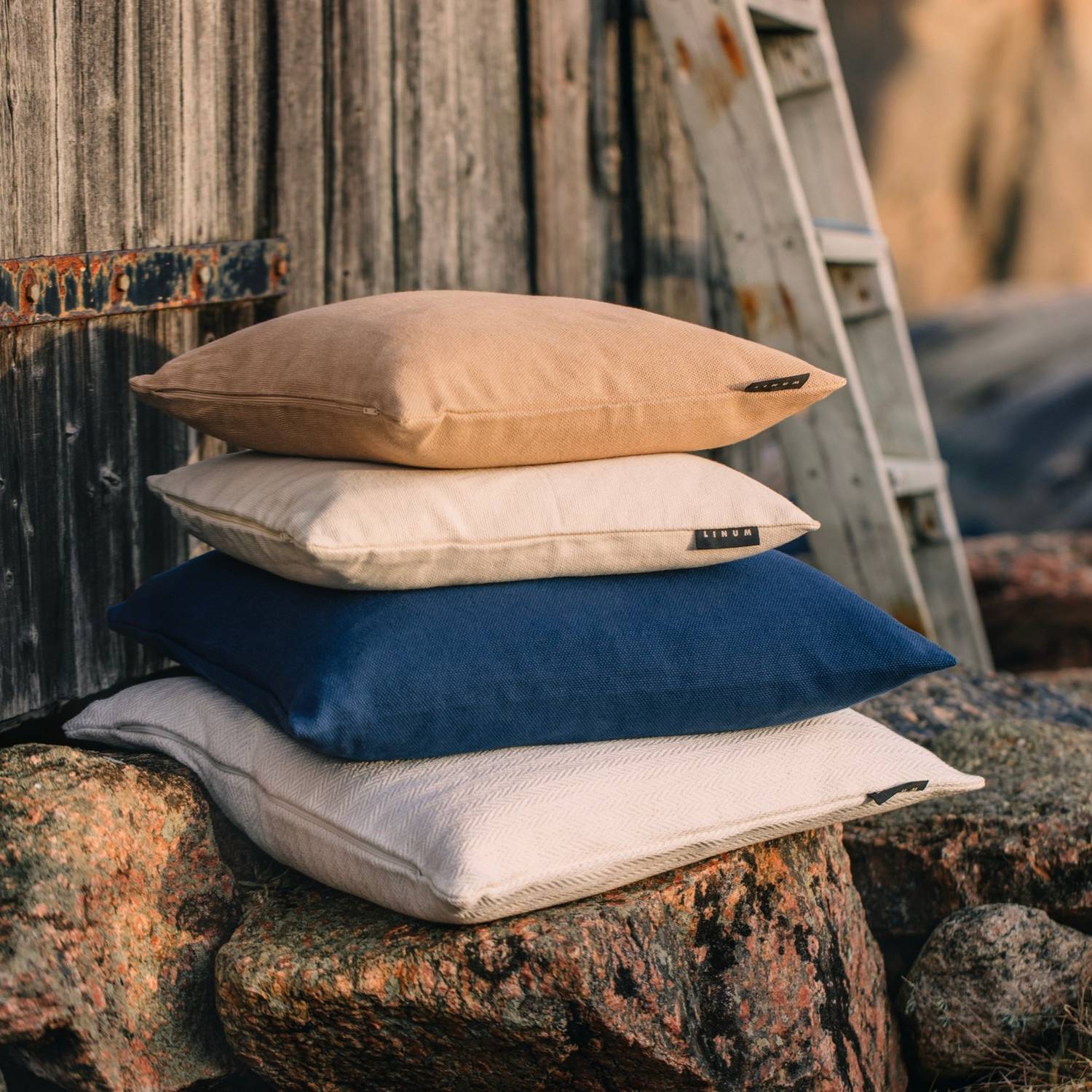 Kuddfodral Linum Pepper 40x40 cm