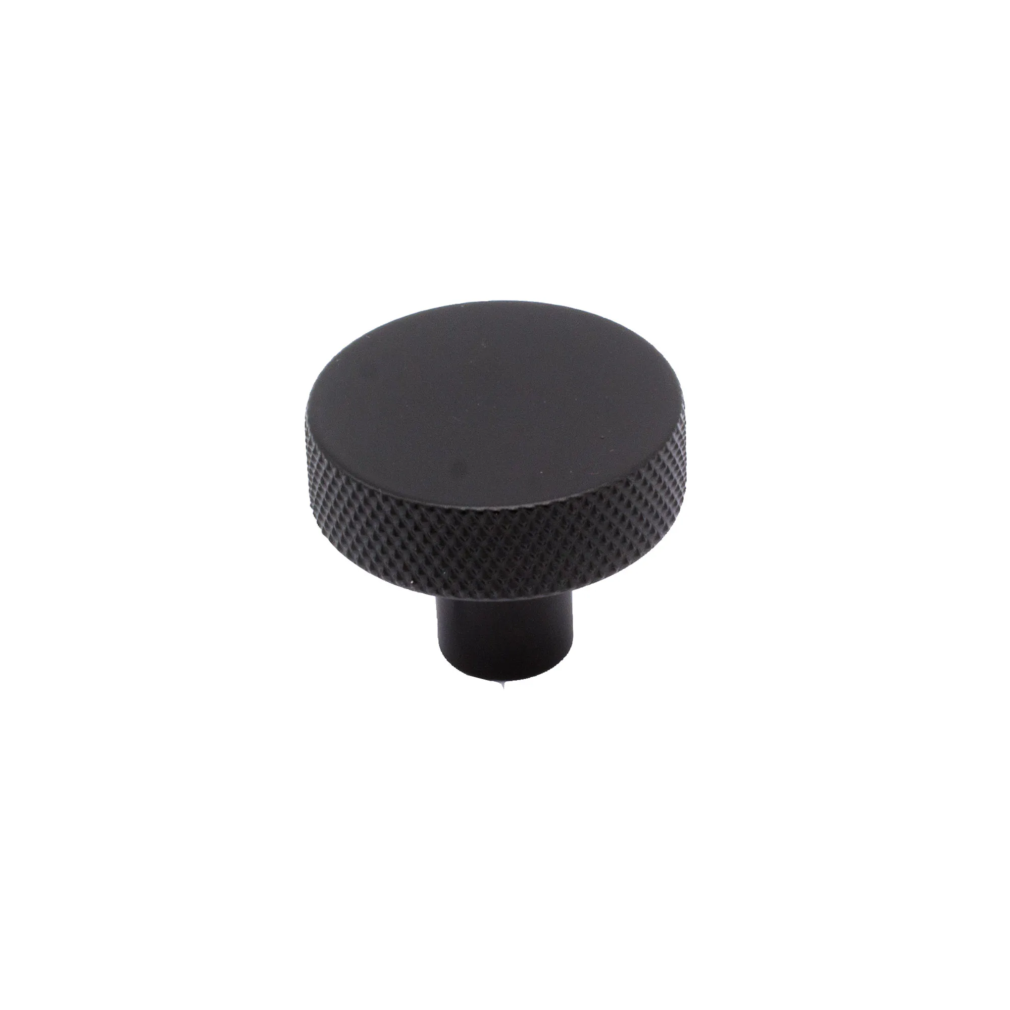 Knopp Flat 32 mattsvart Svart, Ø: 32 mm