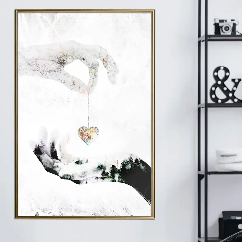 Poster Artgeist Affisch Declaration of Love