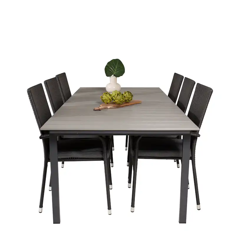 Matgrupp Venture Home Lova 224/324 med 6 Asta Stolar