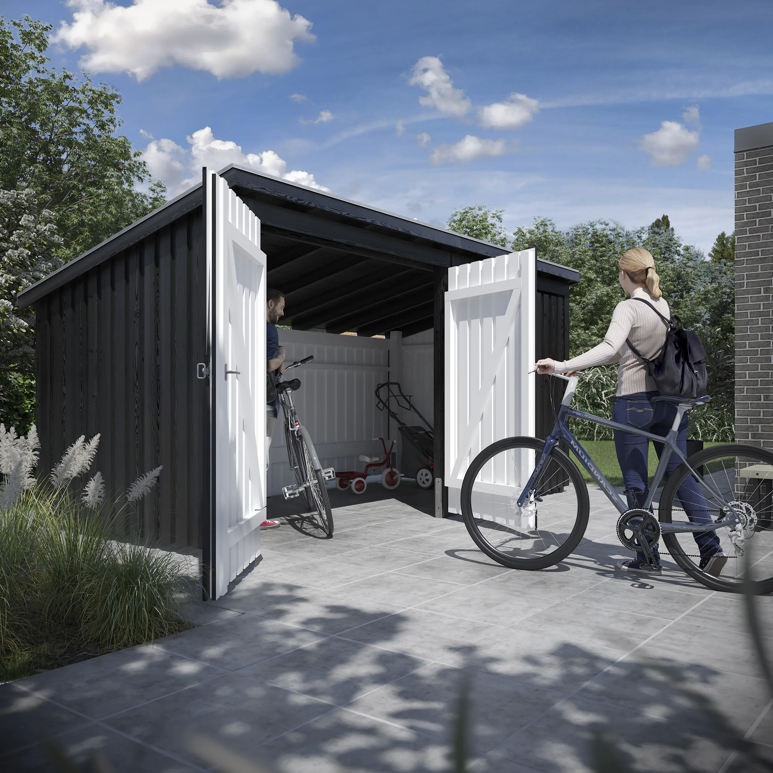 Bod PLUS Nordic Multi Trädgårdshus 9,5 m²