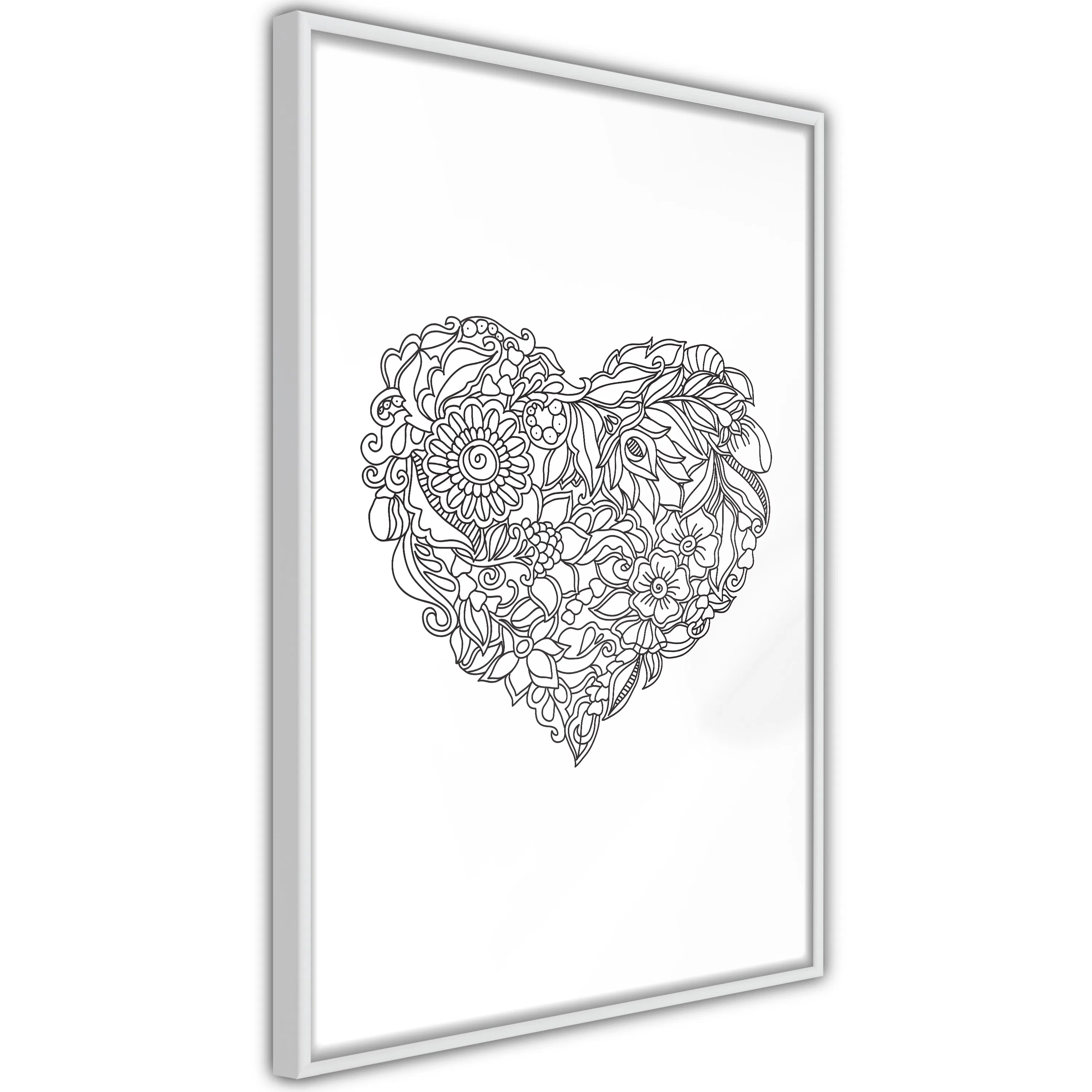 Poster Artgeist Affisch Ethnic Heart