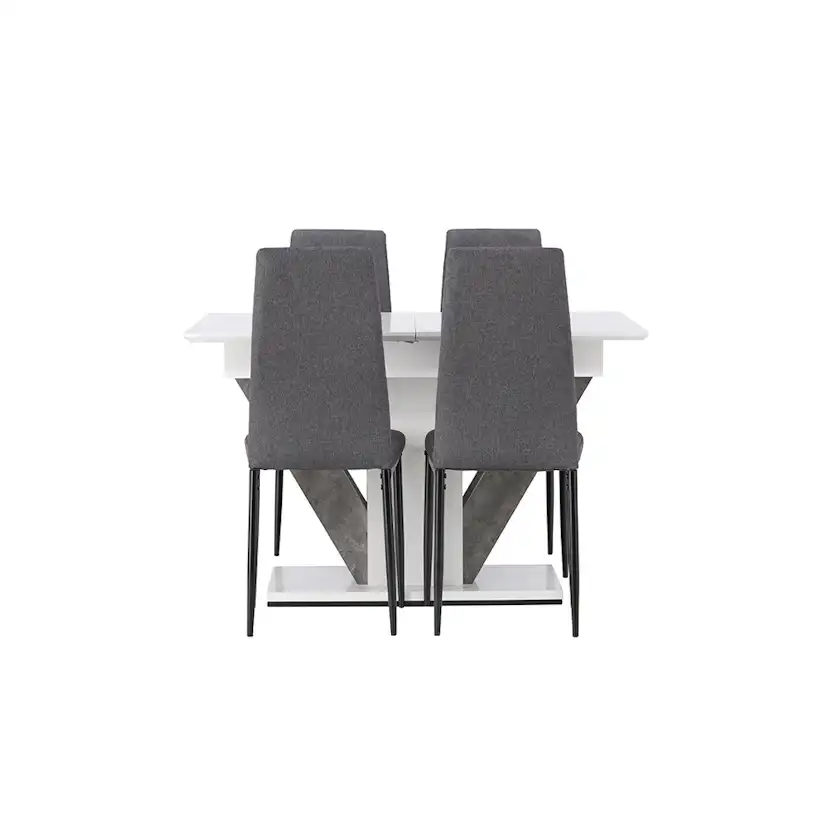 Matgrupp Venture Home Disa med 4 Petra Stolar