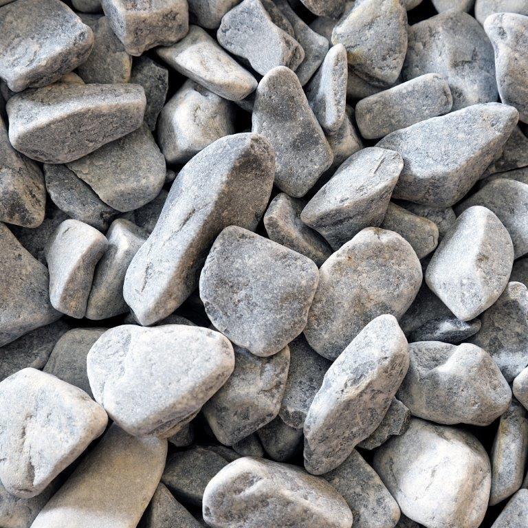 Dekorsten Magrab Krossprodukter Grå Tumlad Kalksten 10-16 mm, 1000 kg Säck