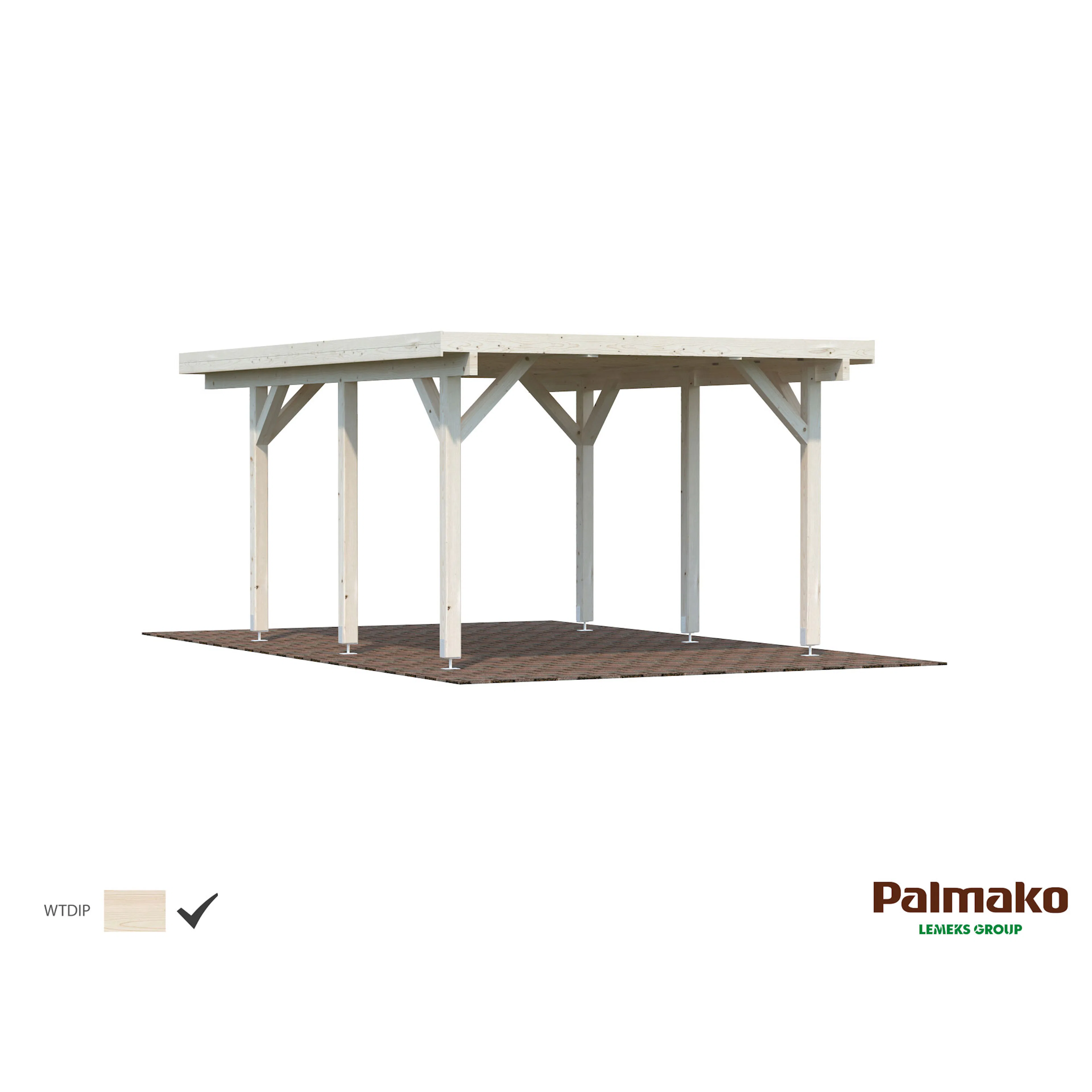 Karl 11,7 m2 Impregnerad transparent
