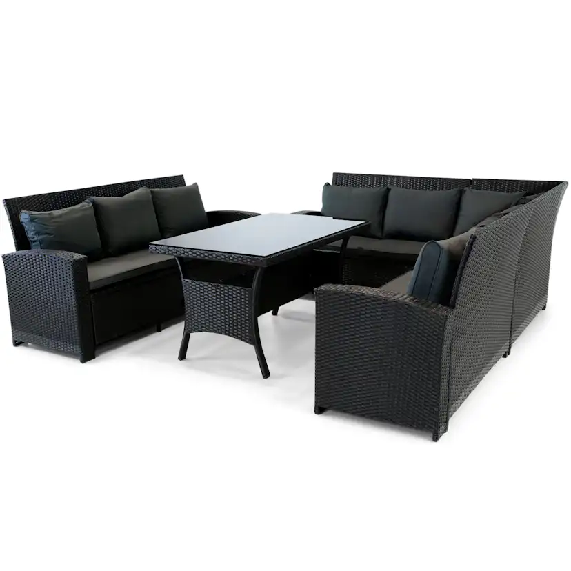 Loungegrupp Lyfco Sannäs Svart