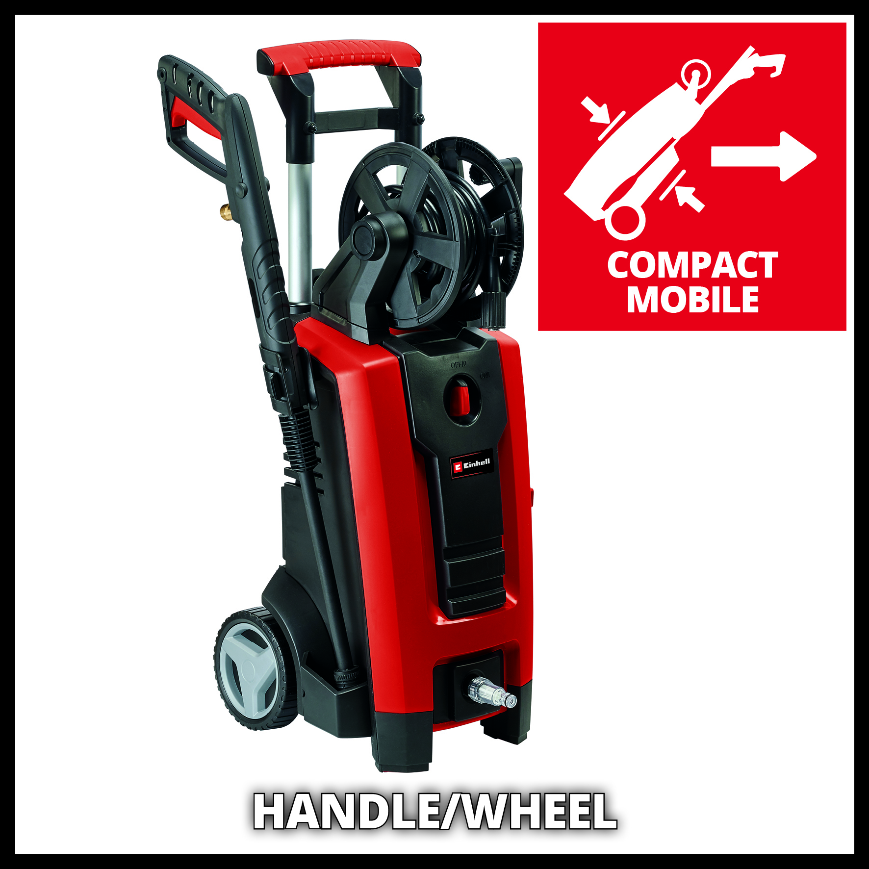 Högtryckstvätt Einhell TE-HP 140 1900W med Munstycken