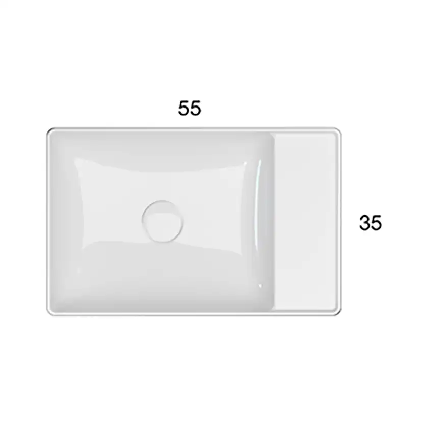 Tvättställ Globo T-Edge 6-TE055BI