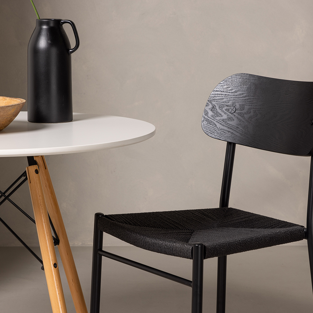 Matgrupp Venture Home Danburi Ø 60 cm med 2 Polly Stolar