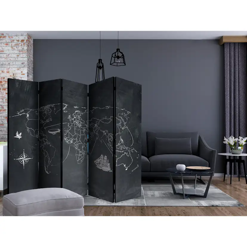 Rumsavdelare Skärmvägg Arkiio Small Travel Large Travel II 225x172 cm