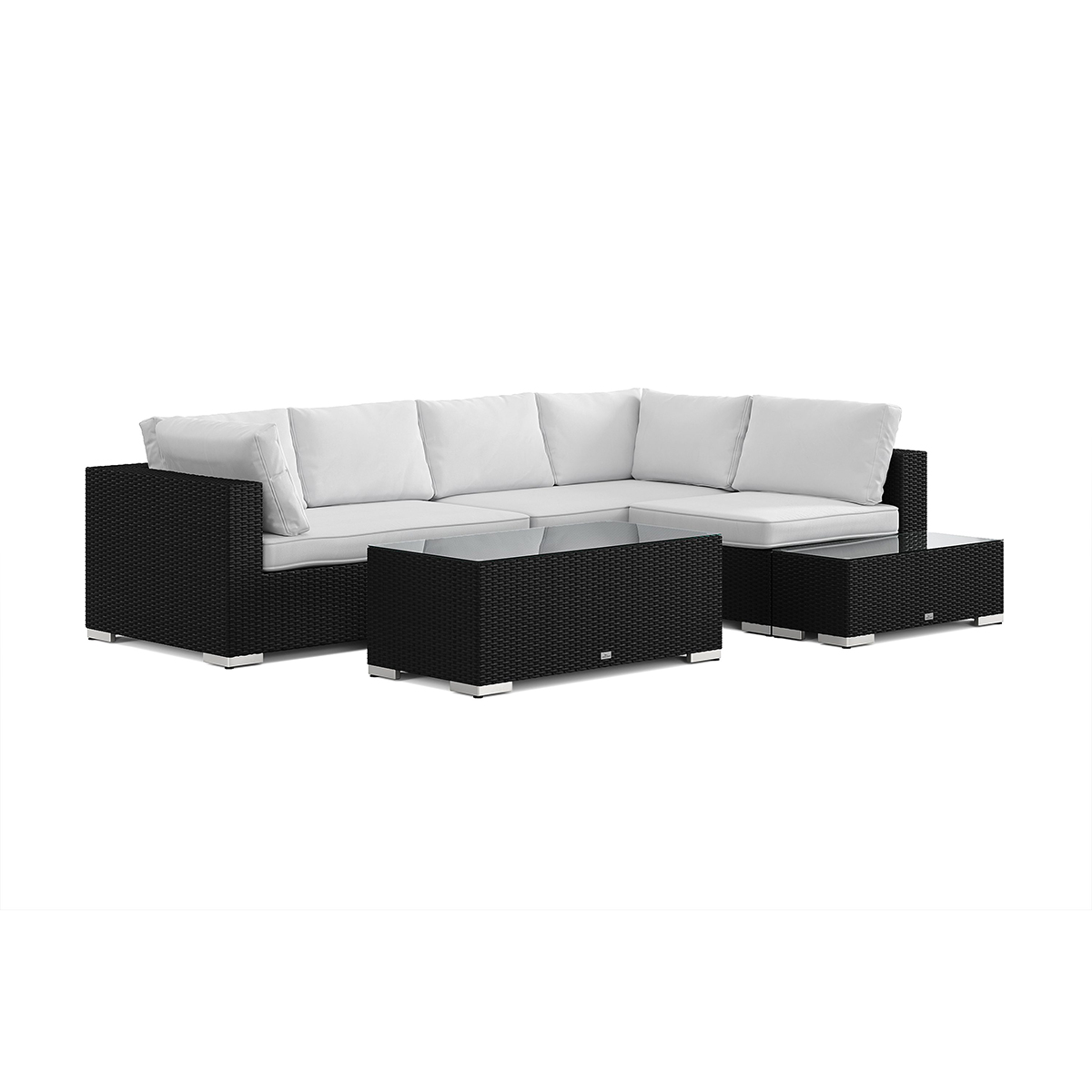 Loungegrupp Comfort Garden Bahamas utesoffa 5-sits vändbar schäslong med avslut och bord