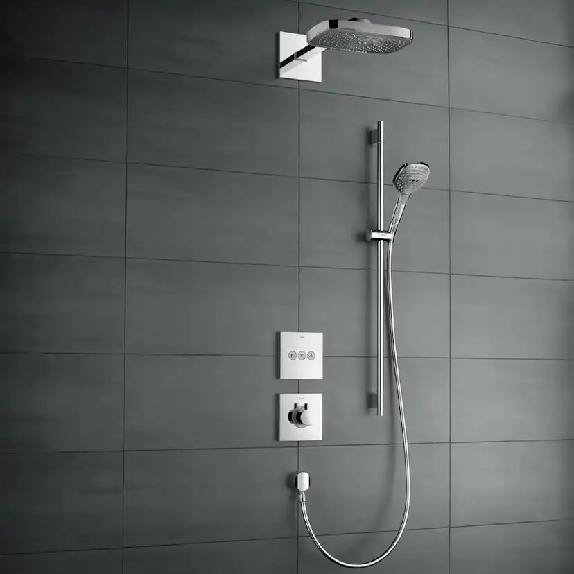 Huvuddusch Hansgrohe Raindance Select E300 3jet Vit/Krom