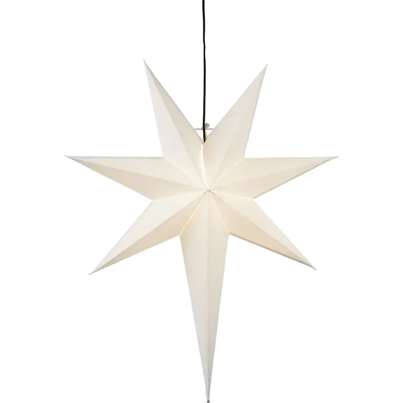 Adventsstjärna Star Trading Frozen 231-90 Vit Pappersstjärna