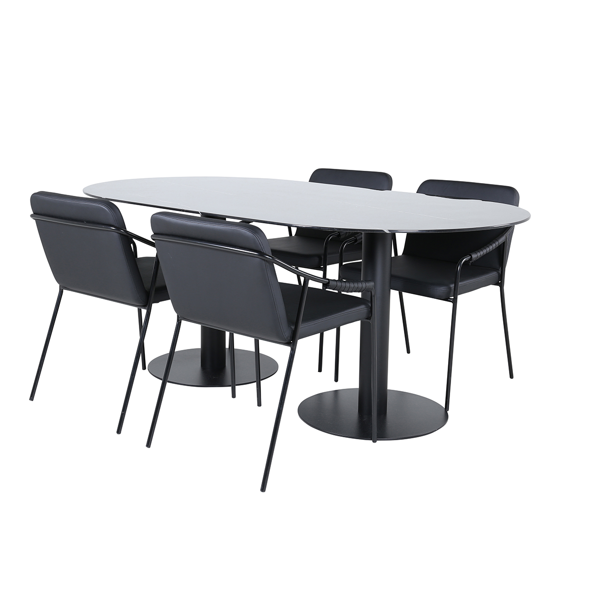 Matgrupp Venture Home Oslo matbord och Tjärö matstol