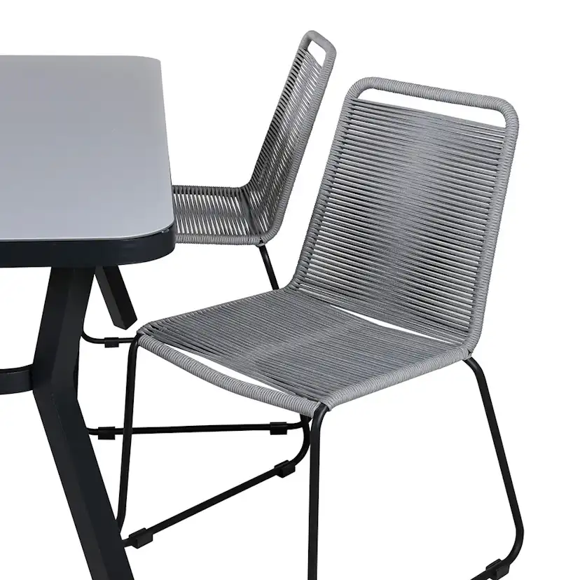 Matgrupp Venture Home Vyn med 4 Lumi Stolar