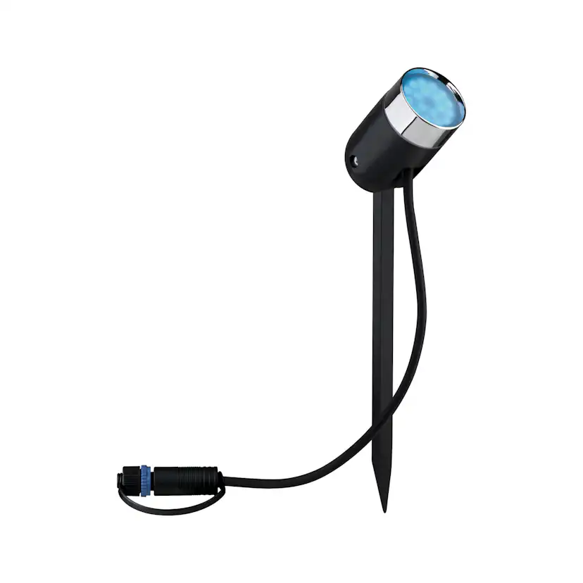 Spotlight Paulmann Pike Plug & Shine LED Smart Home Zigbee 3.0 Pike IP65 24V 3-pack med Transformator och Kabel