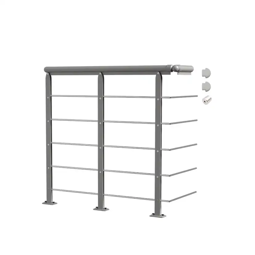 DESIGN Spiral skyddsräcke 1m startpaket pearl grey Pearl Grey