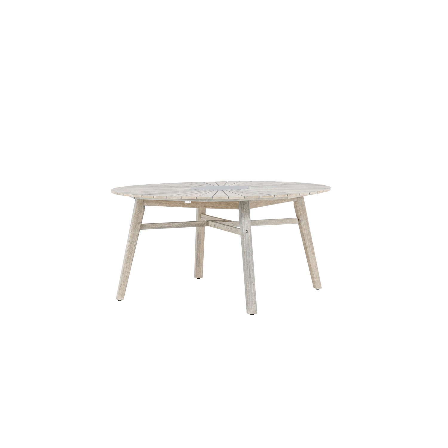 Utebord Venture Home Rives Ø150 cm, Runt Träbord för Utomhusbruk