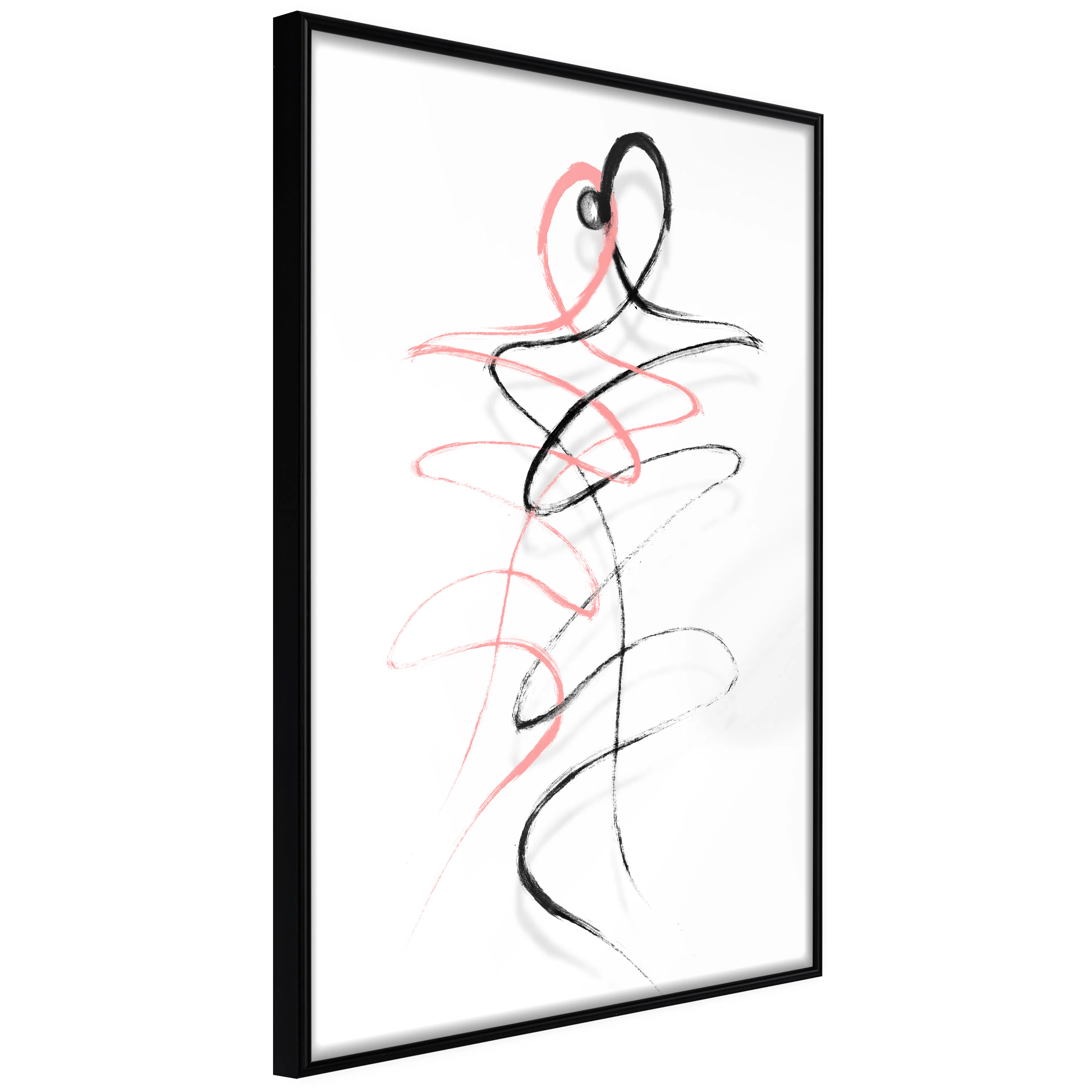 Affisch - Tangled Passion [Poster] 20x30 Svart ram, 20x30 cm